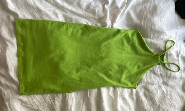 Green Mini Dress - Image 3