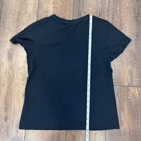 Pact Organic Cotton Softspun V-Neck Tee Short Sleeve Black Women’s S Minimalist - Image 9