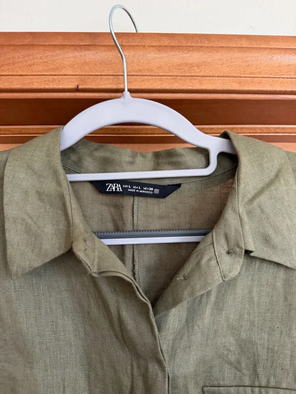 ZARA Green Blouse - Image 2