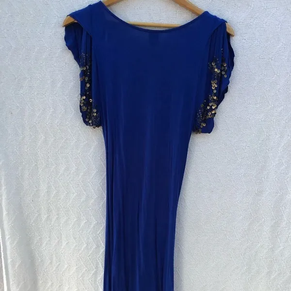 Free People Draped Dress With Beading Accents - Image 7