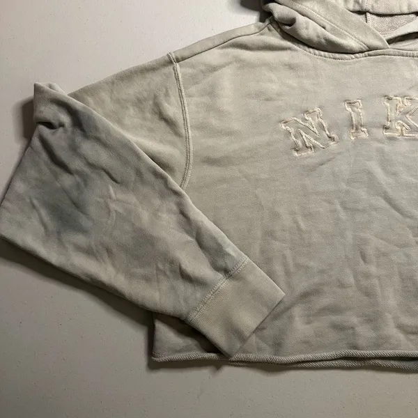 Nike cropped tie dye hoodie xs - Image 2