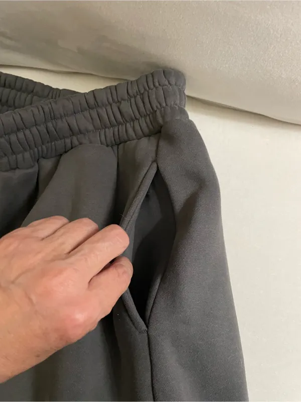 Comfrt NWOT Airplane Mode Travel Sweatpants Steel Grey Size S Unisex - Image 14