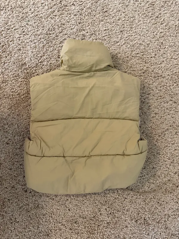 Puffy Vest Yellow - Image 2