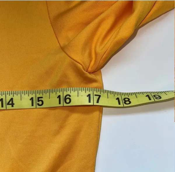PINK Victoria’s Secret Half Zip Top Golden Yellow Fitted Athletic - Image 11