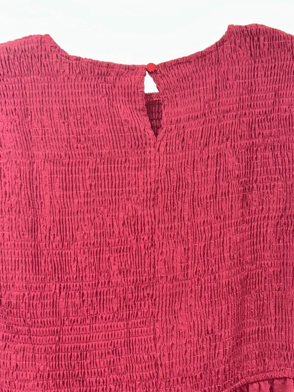 Fashion NWT Burgundy Long Sleeve Maxi Dress Women's Large - Image 3