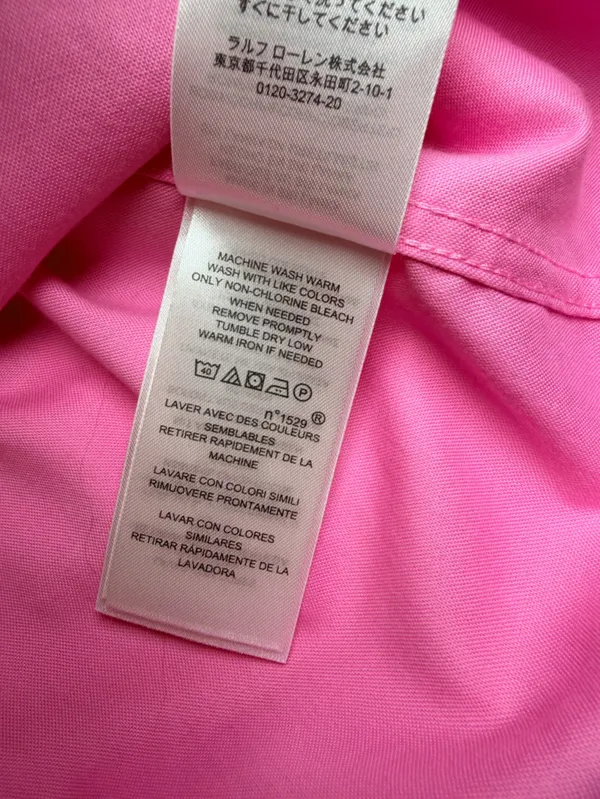 Lauren Ralph Lauren Pink Non Iron Cotton Button Down Shirt Size S - Image 8