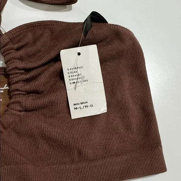 Urban Outfitters Brown Crop Top NWT - Image 3