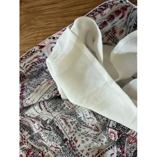By Malene Birger Postcard‎ City Print Long Sleeve Blouse Pink Cream Size 34 XS - Image 12