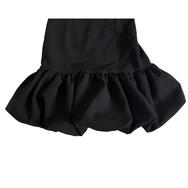 Chelsea28 Romy Womens XS Black Bubble Hem‎ Mini Dress Adjustable Straps - Image 11