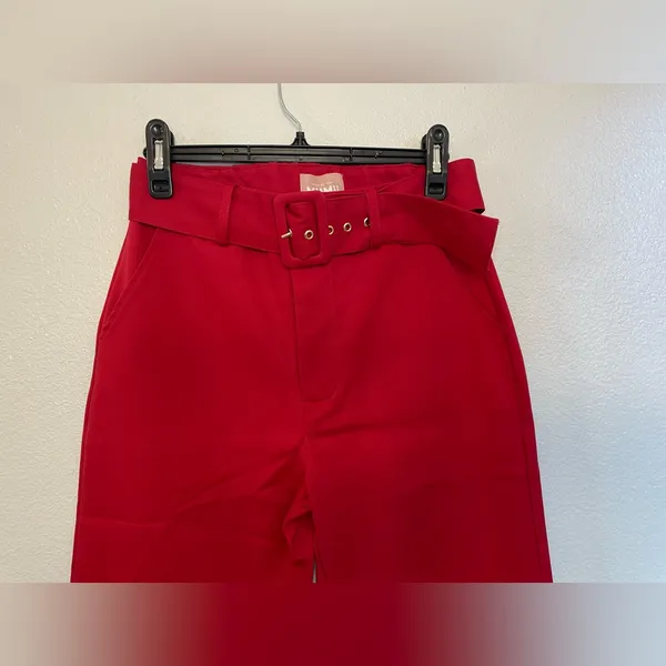 Set of 2 Show Me Your Mumu NWT Red Major Blazer Jacket & Dj Cropped Pants Size S - Image 13