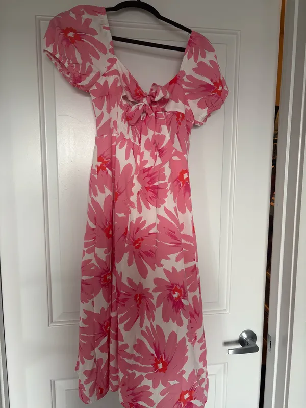 Lulus Floral Midi Dress - Image 2