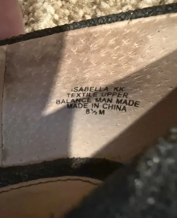 Kelly & Katie Isabella Heels Size 8 1/2 M Black Sparkle - Image 5