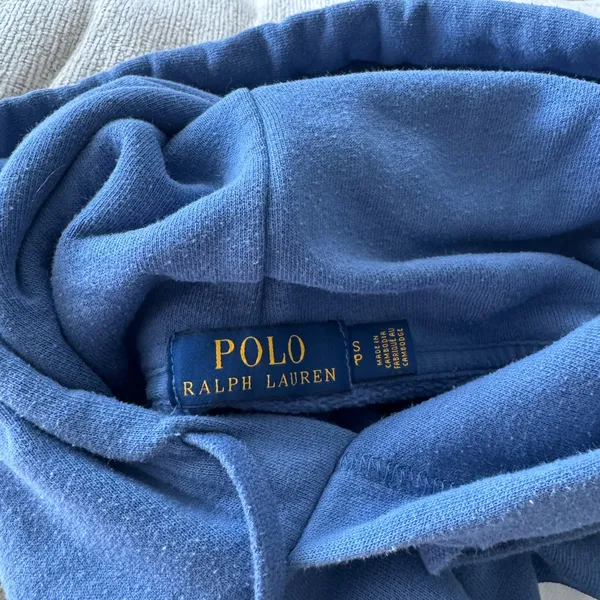 Polo Ralph Lauren Logo-Print Fleece-Back Cotton-Blend Jersey Hoodie Unisex - Image 6