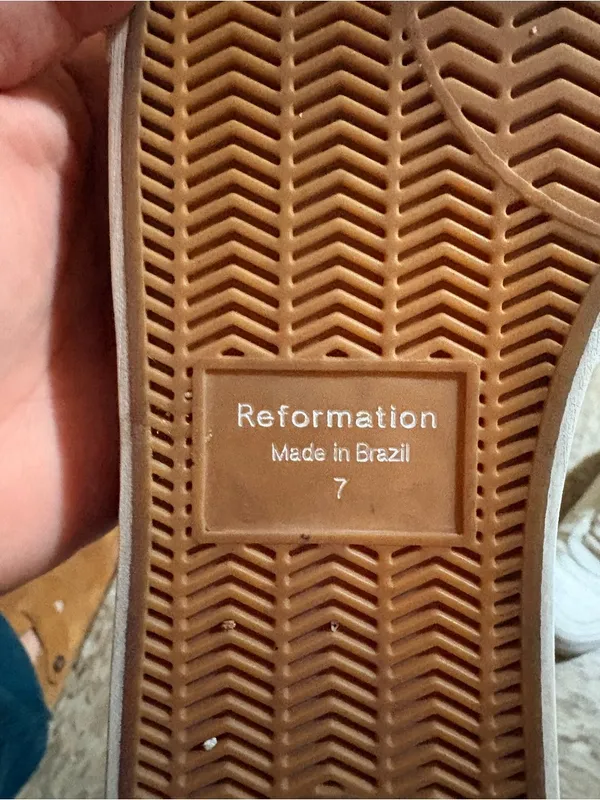 Reformation White  Casual Sneakers - Image 7