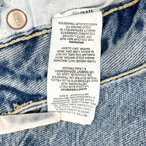 Garage Straight Leg Jeans Size 00 Minimalist Clean Girl Capsule Clean Girl Urban - Image 8