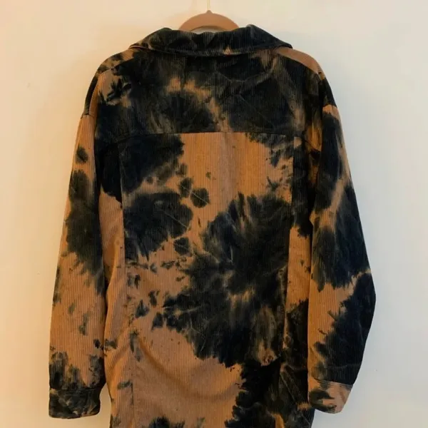 12th Tribe ICONIC TIE DYE CORDUROY SHIRT DRESS - Image 3