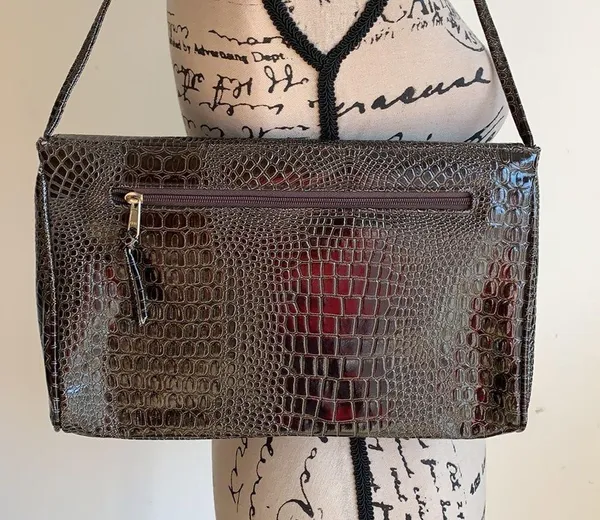 Vintage TJW by Mervyn’s Leather Bag - Image 6