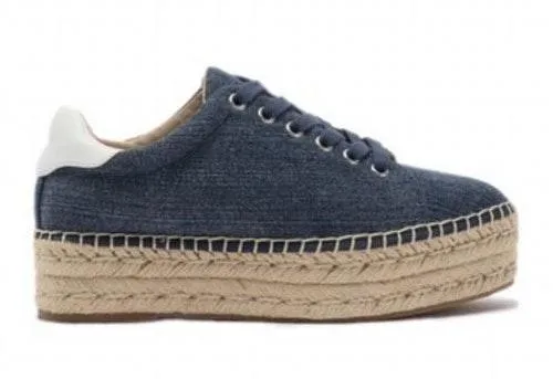 Steve Madden Attitude Denim Platform Espadrille Sneaker - Image 4