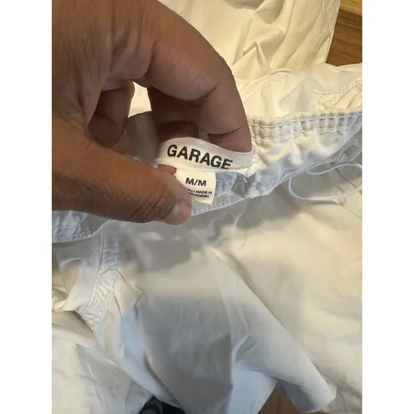 Garage White Paxton Parachute Pant - Image 4