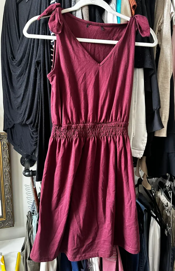 Maroon Sundress Red - Image 2