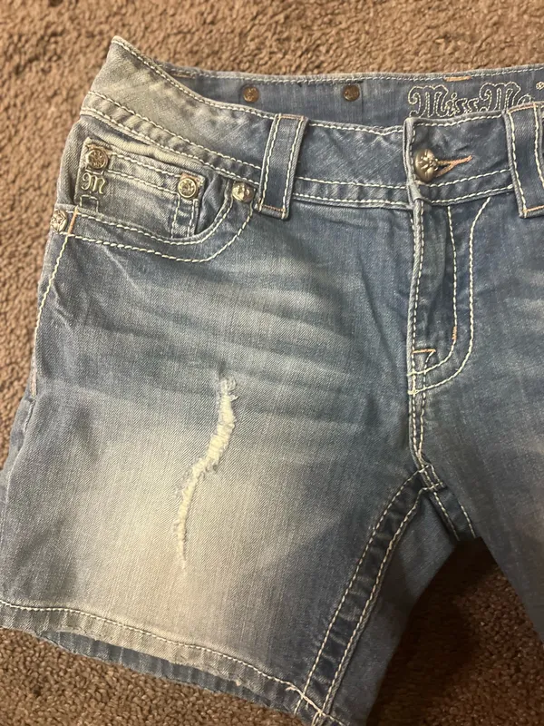 Miss Me Denim Shorts Distressed - Image 2