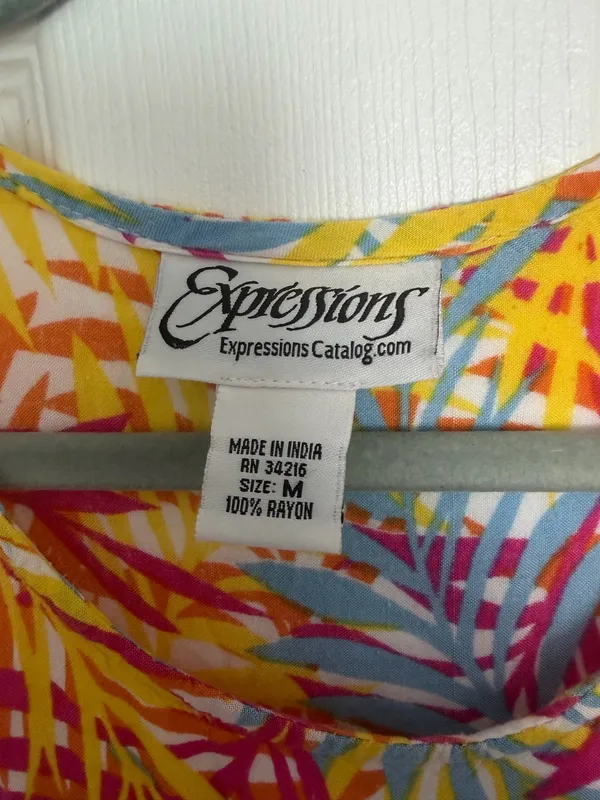 Essentials Vintage Summer Dress size M Multiple Size M - Image 3