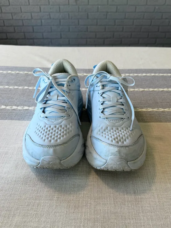 Hoka Bondi SR Light Blue Leather Slip Resistant Shoes Women’s Size 9.5 - Image 6