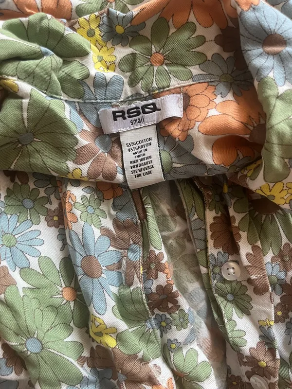 Floral Button Up Shirt Multiple - Image 2