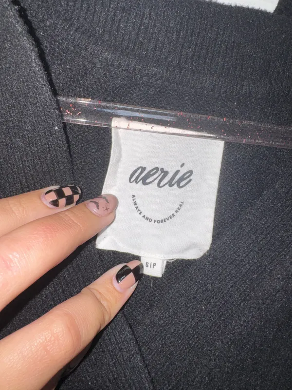 Black Aerie Sweater - Image 2