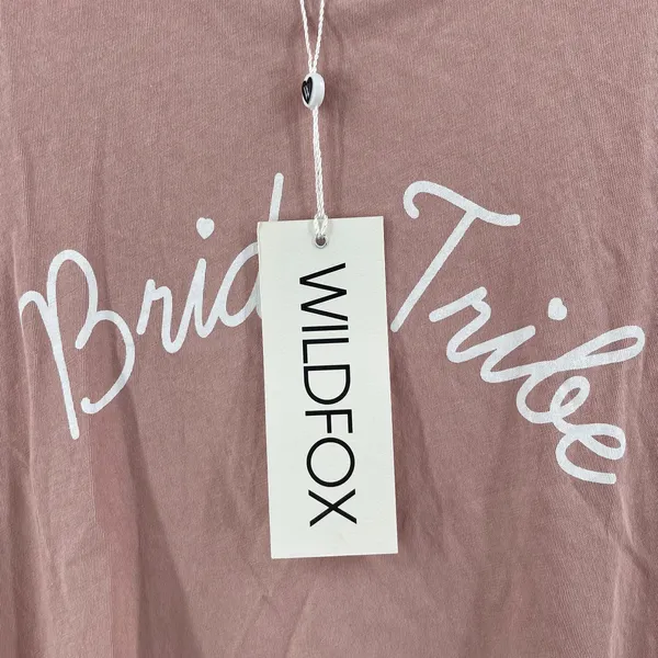 WILDFOX T-Shirt Small Bride Tribe NWT Wedding Bridal Shower Bachelorette Party - Image 5