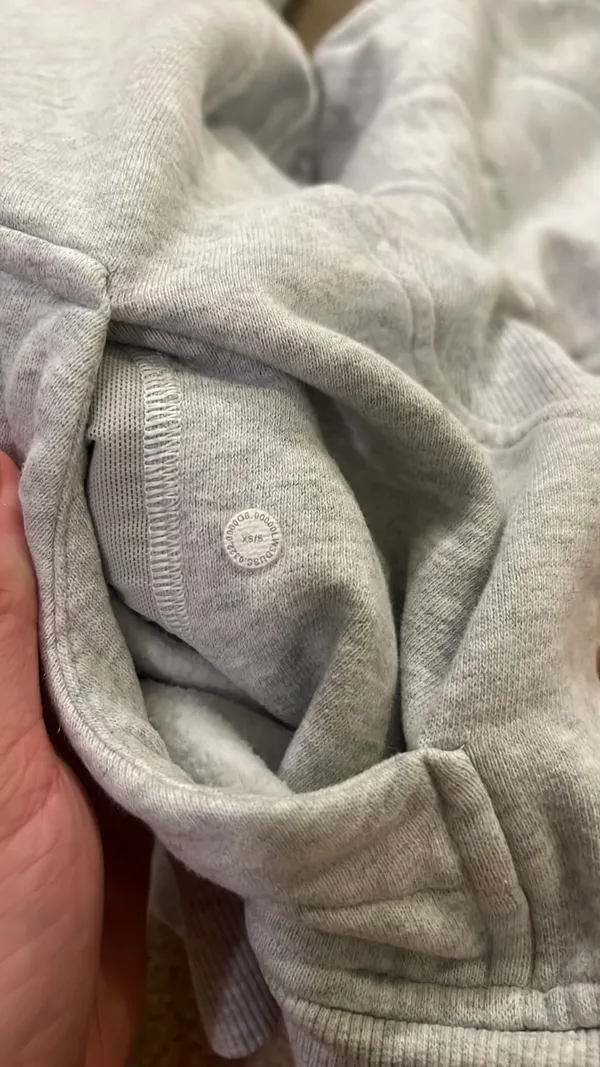 Grey Lululemon Scuba Half-Zip - Image 3