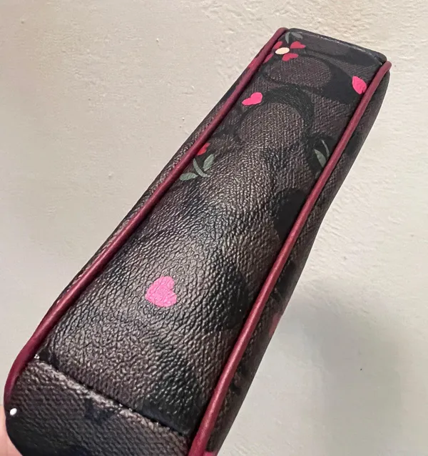 coach Nolita 19 In Signature Canvas With Heart Petal Print c7659 - Image 4