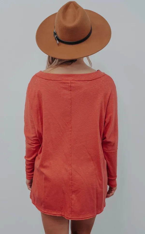 Hope's Pumpkin Orange Top - Image 4