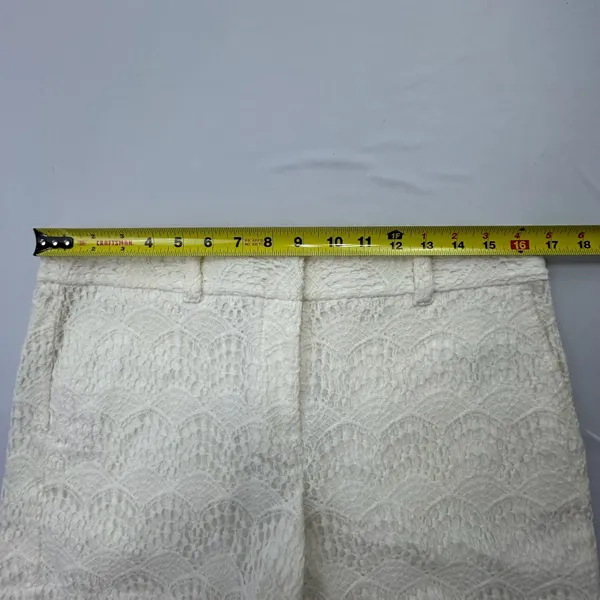 Ann Taylor LOFT White Lace Shorts Size 6 - Image 6