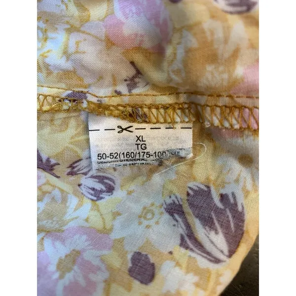 Gap Cottage Peasant Blouse Top Women XL‎ Floral Ruffle Boho Bloomcore Flowy - Image 6