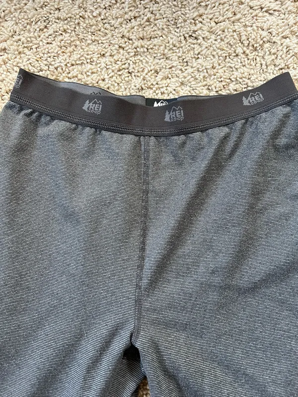 REI Co-op Thermal jogger pants for cold-weather layering. Soft stretch fabric for mobility. Elastic waistband for a secure fit. Low-profile design fits under outer layers. Ideal for hiking and outdoor activities. size large (14-16) - Image 2