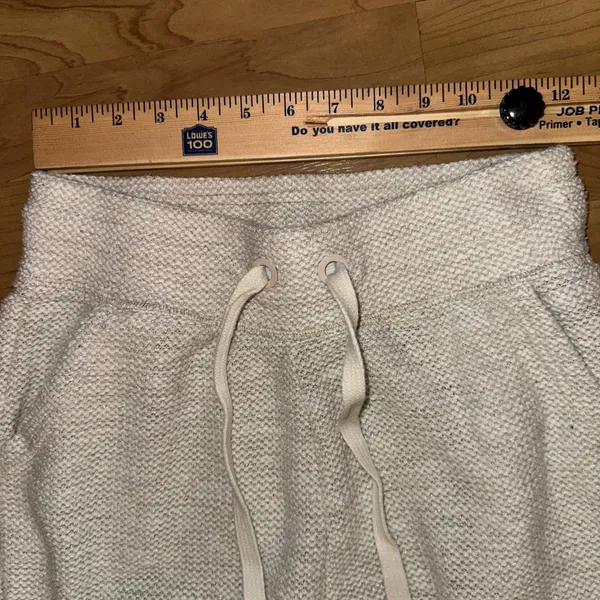 Aerie Offline Cozy Boucle Knit Joggers Drawstring Sweatpants Womens Size S Small - Image 10