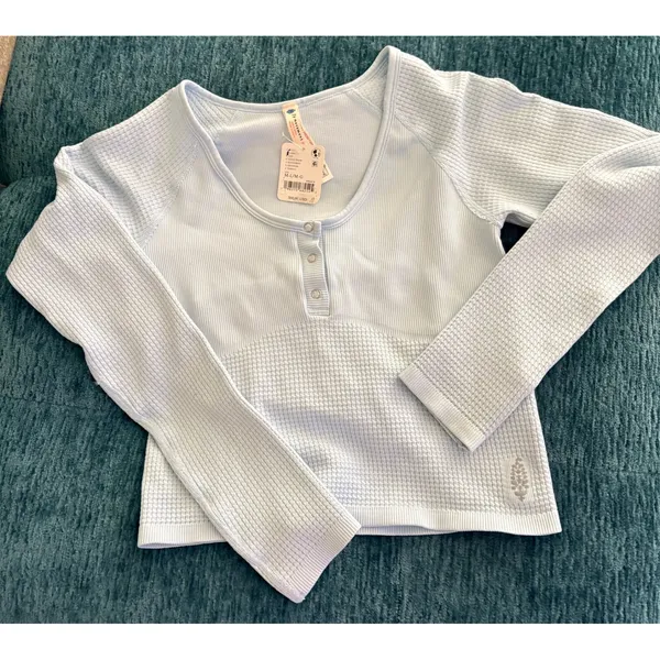 NWT FREE PEOPLE | FP Movement Arctic Snow Bail Out‎ Long Sleeve Layer Top M/L - Image 8