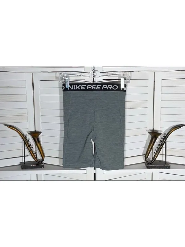 NWOT Nike 3 Pro Dri Fit bike shorts black yoga elastic waist stretchy sz S - Image 2