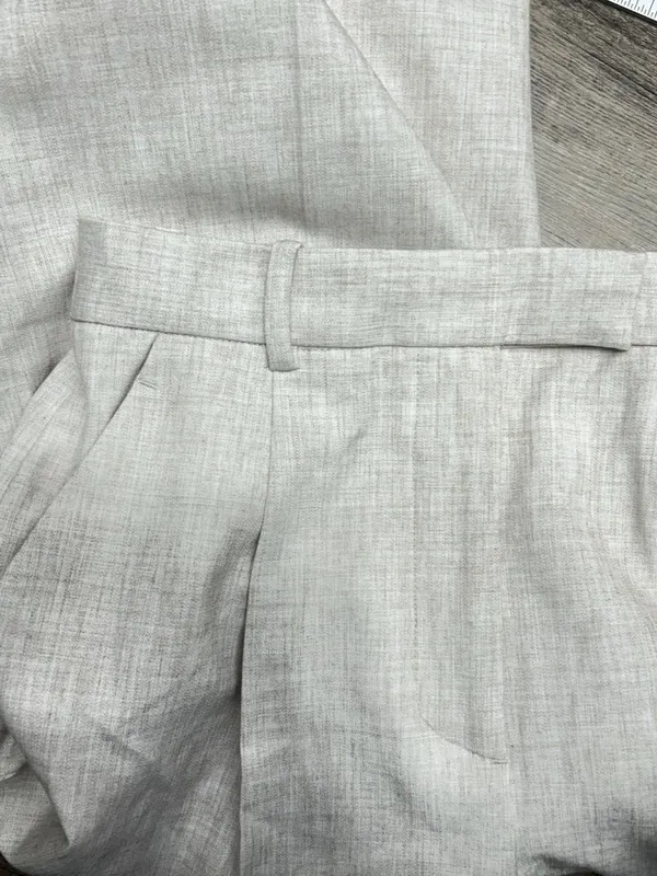 Abercrombie & Fitch Trouser Pants 2 /26 Beige Tailored Ankle Pleated High Rise - Image 13