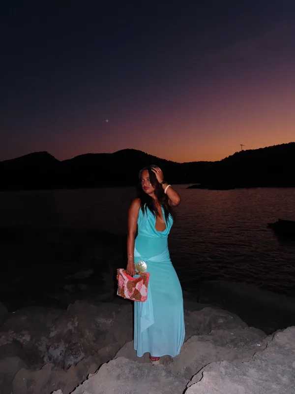 Peppermayo Dress Maxi Blue - Image 10