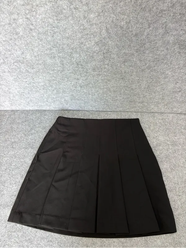 Zara Black pleated mini skirt XS - Image 3