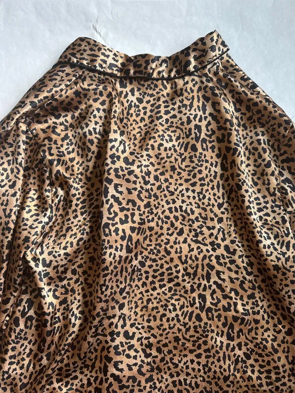 Apt. 9 Blouse Button-Up Leopard - Image 3