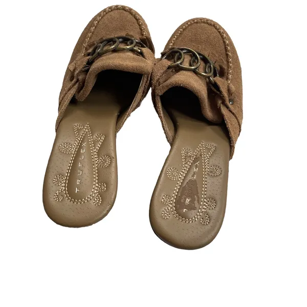 Tru flex brown leather mules Size 6 - Image 6