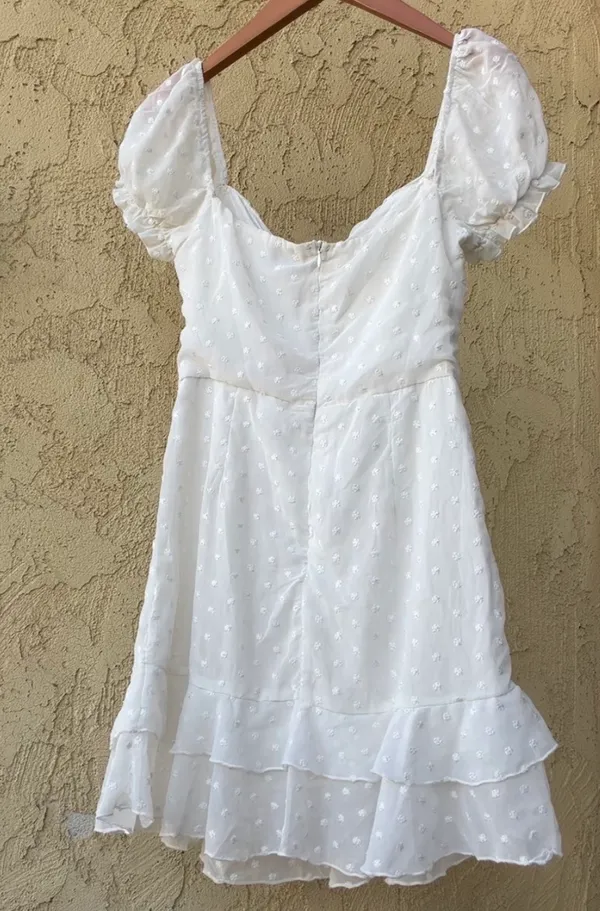 Princess Polly White Mini Dress - Image 3