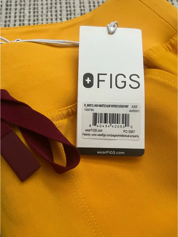 figs women bristol high waisted slim tapered scrub - XS REG - Image 2