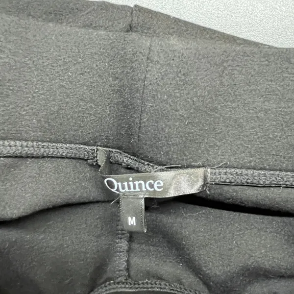 Quince‎ Women's Black Ultra-Stretch Ponte Skinny Pants Size Medium W-PNT-26 - Image 5