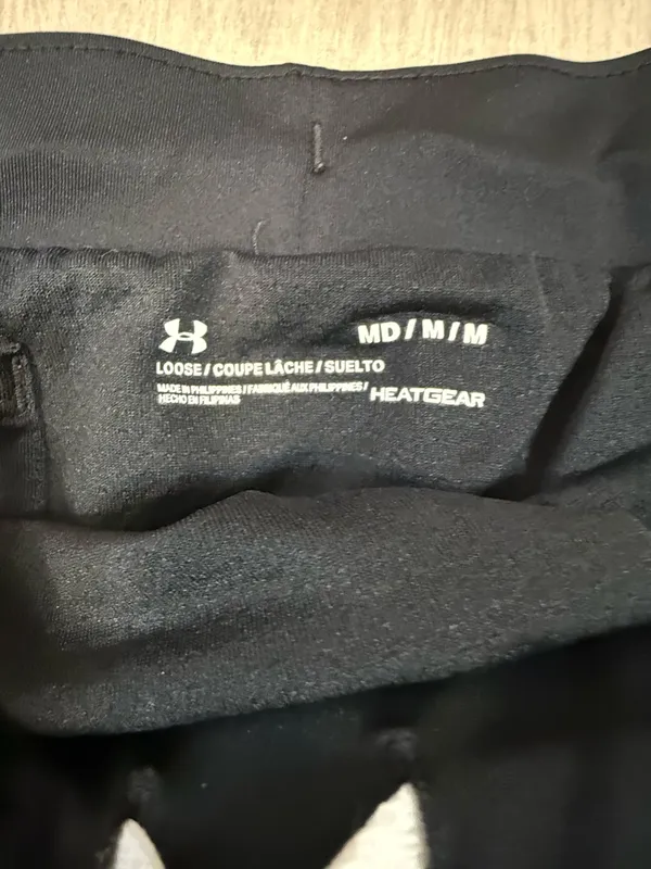 Under Armour Black Athletic Shorts with White Accent - Image 4