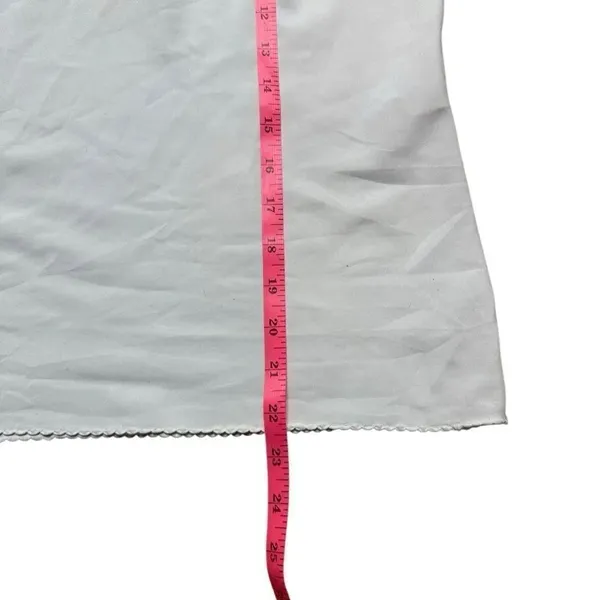 Vintage Vanity Fair White Camisole with Embroidery Size 38 / 44 Large - Image 5