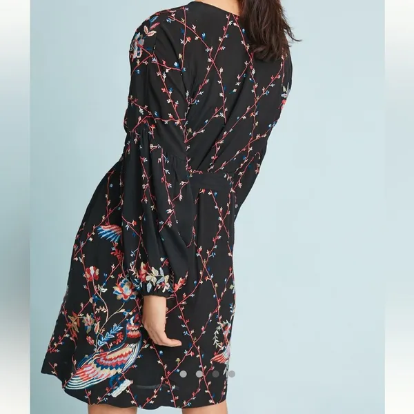 Anthropologie Lilian Embroidered dress NEW - Image 4